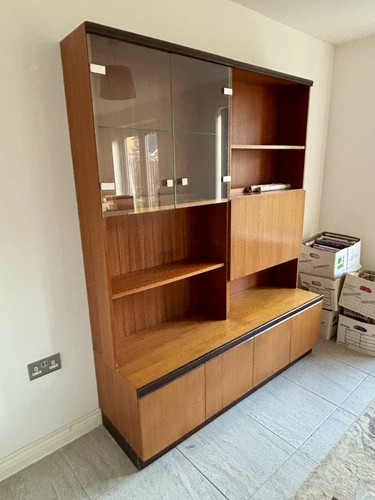 Teak plan display drinks - teak, g
