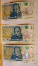 3 X AA NOTES Bank Of England