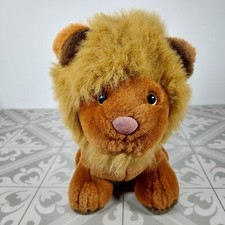 Vintage Metro Lion Plush Soft Toy Brown