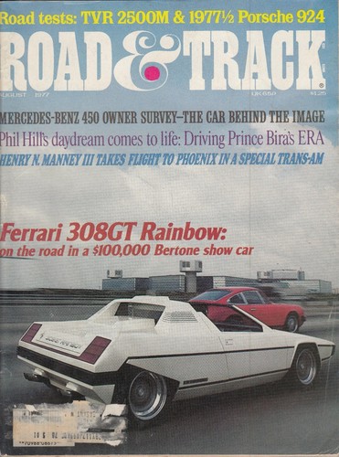 Road track august 1977 - &,