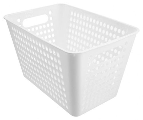 Plastic large storage basket - storage,