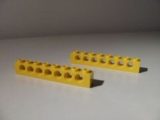 Lego yellow technic brick - lego, 2x