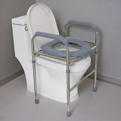 Raised toilet seat - toilet, frame