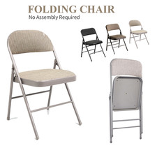 Folding Chairs Padded Fabric