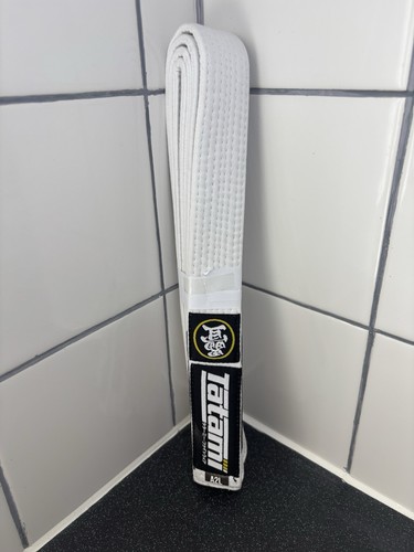 Tatami jiu jitsu belt - tatami, white