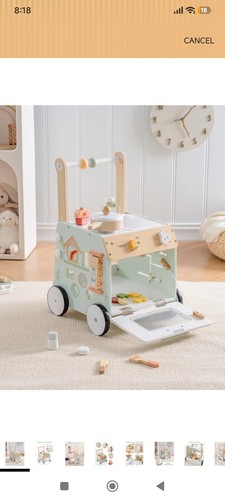 Robotime wooden baby walker - robotime,