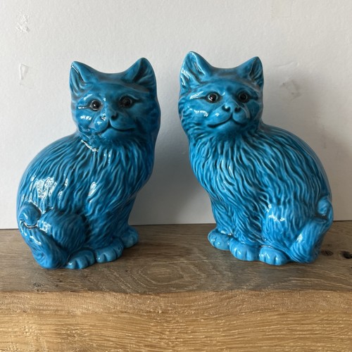 Pair vintage chinese turquoise - pair,
