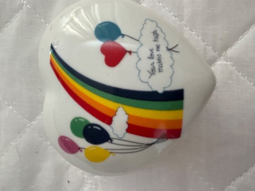 Ceramic heart shaped small - ceramic,