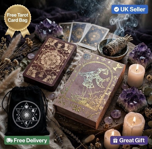 Crimson gold foil - foil, tarot