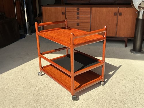 Danish teak drinks trolley - teak, by