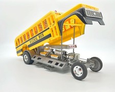 Vintage Monogram 1:24 Tom Daniel Chevy S’Cool Bus Dragster School Bus Model Kit