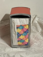 Vtg. 1996 Homer Laughlin China Co Fiesta Ware Persimmon Diner Napkin Holder