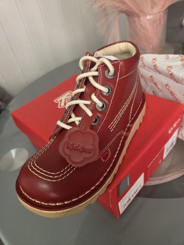 Kickers kick zip lthr red - kickers,