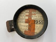 VINTAGE ROAD TAX DISC AND HOLDER 1955 ROVER