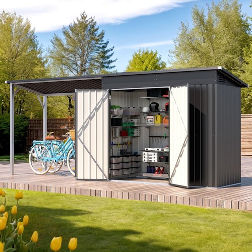 1 metal shed - 6'x4',
