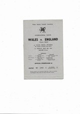 1967 Wales v England Schools