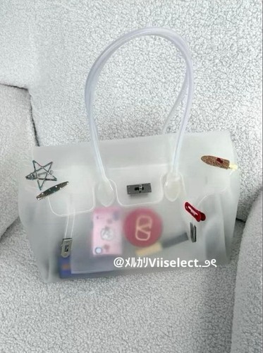 Clear white tpu jelly - clear, tote