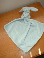 JELLYCAT BLUE BASHFUL BUNNY RABBIT COMFORTER/BLANKIE - EX CON *REDUCED*