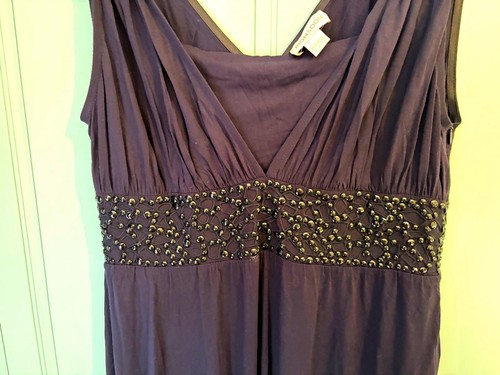 Monsoon navy neck sleeveless - navy,