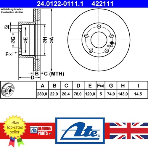 Brake disc for bmw - brake, 6