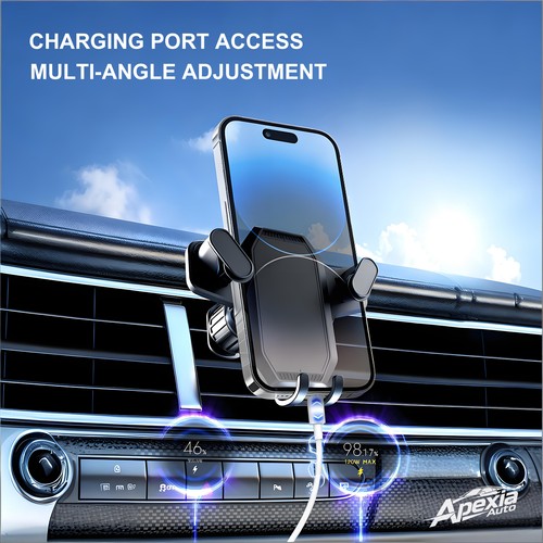 Car phone mount - phone, for