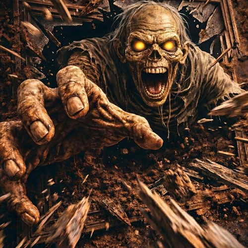 Horror canvas wall art - wall,