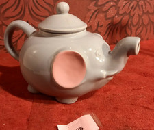 vintage Ceramic Elephant Tea Pot 1970s tea for 1 - 2
