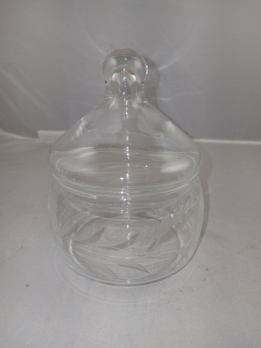 Small clear glass apothecary - small,