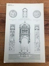 1928 print - edifices de rome