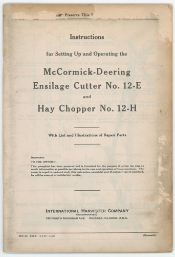 1939 mccormick deering hay - mccormick,