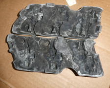 Vintage 2 Piece Metal Three