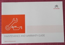 (2016) CITROEN SERVICE BOOK