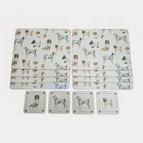 Set dog placemats - 8, &