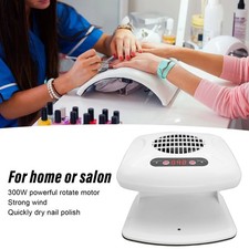 Air Nail Dryer 300W Timing Air Nail Fan Blow Dryer Regular Nail Polish Drying.