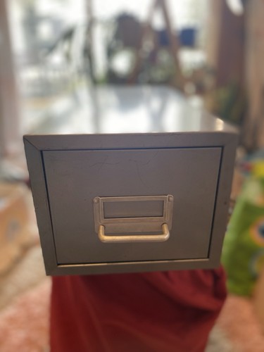 Vintage grey drawer 4x6 - vintage,