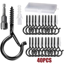 20Pcs Screw-in Hooks Q-Hanger