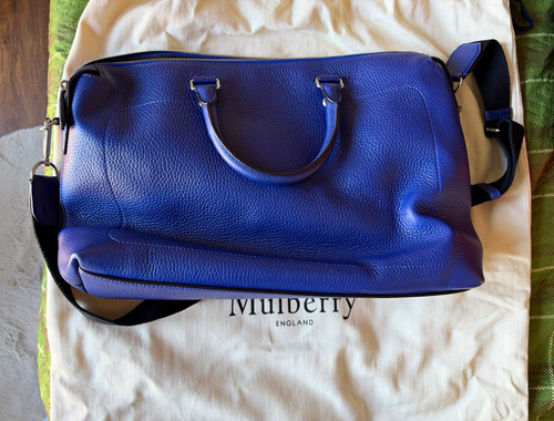 Mulberry blue leather - blue,