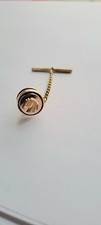 Horse Head Tie Pin. Gold Head