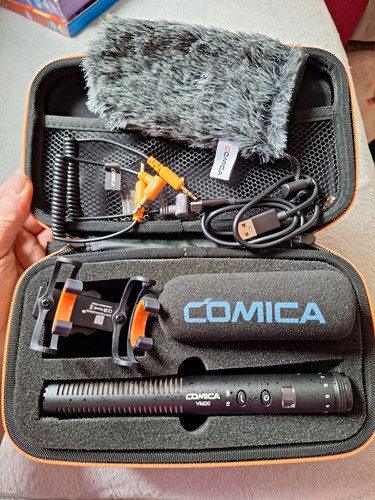 Comica vm20 shotgun camera mic - comica,