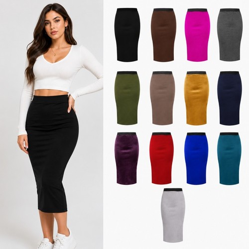 Ladies midi pencil - midi, –