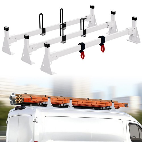 Van roof ladder rack - ladder, for
