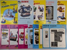 Rare Whittaker Bros Kiddie Rides Sales Flyers Brochure Folder 1986 Fairground