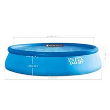 Intex 15ft (4.5m) Easy Set Pool with Filter Pump and Ladder (SRP £299) *DIRTY*