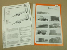 2 Brochures Goldhofer Low