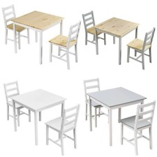 Compact Solid Pine Wood Dining