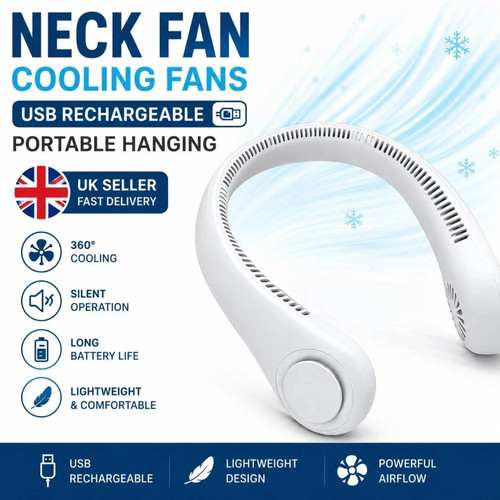 Neck fan hands - free, bladeless