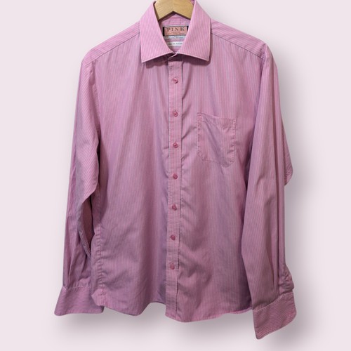 Thomas pink shirt mens - pink, 16"