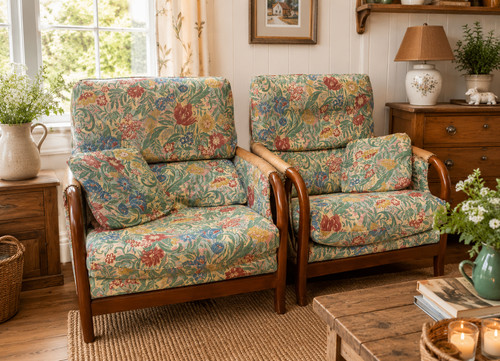 Pair vintage cintique bentwood - cintique,