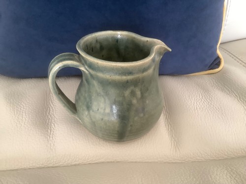 Porthleven pottery jug olive - pottery,