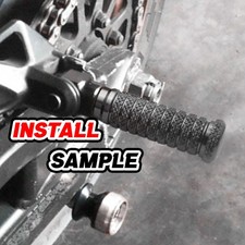 For Honda CBR600 F4/F4i 99-00 Anti-slip Front Foot Pegs POLE Black